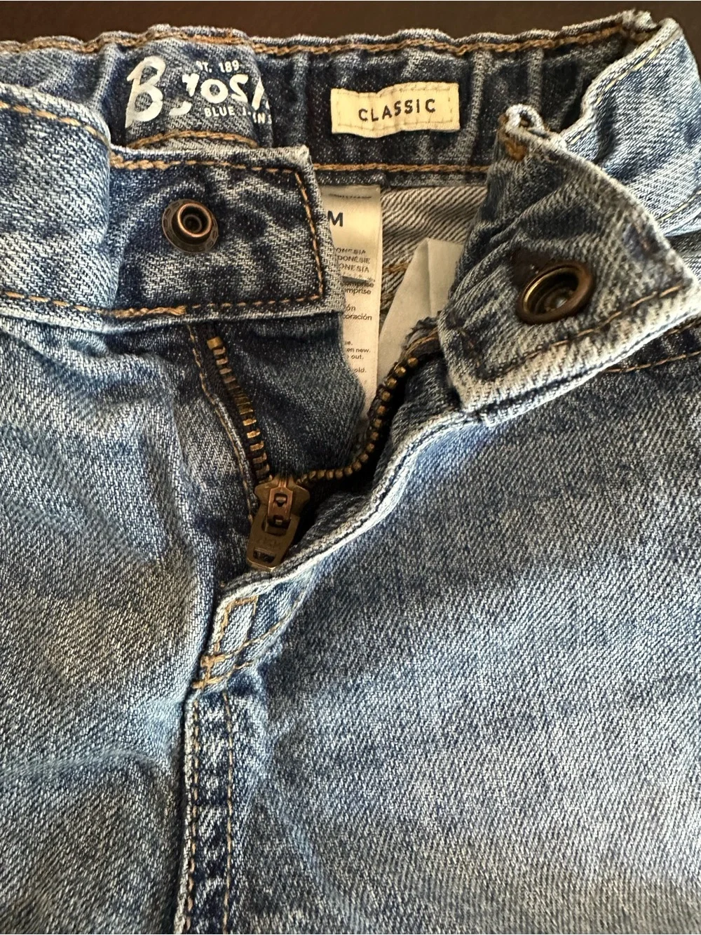 Osh Kosh Baby Blue Denim Jeans - Classic Kids Bottoms, 9 months